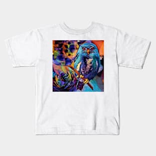 Abstract owl Kids T-Shirt